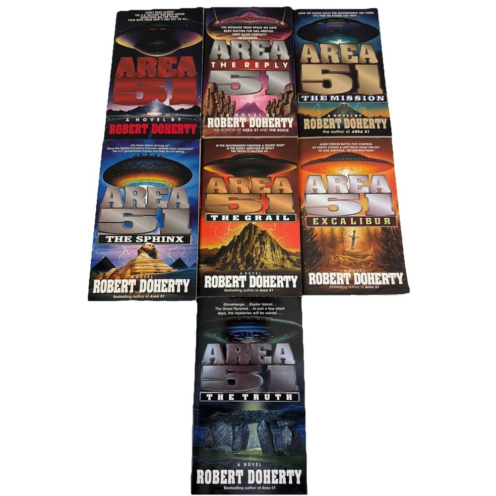 Partial Set AREA 51 Robert Doherty Lot 7 Truth Reply Grail Sphinx